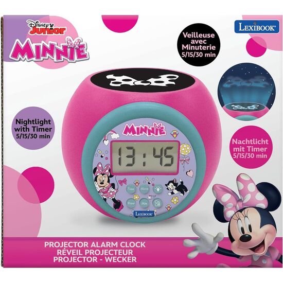 RELOJ DESPERTADOR PROYECTOR MINNIE DISNEY image 3