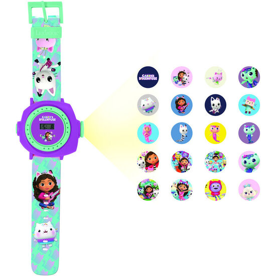 RELOJ DIGITAL PROYECCIONES LA CASA DE MUÃ±ECAS DE GABBY image 0
