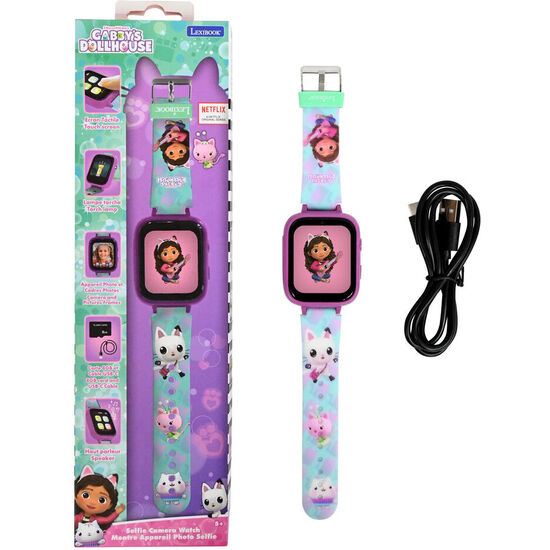 RELOJ DIGITAL CON CAMARA LA CASA DE MUÃ±ECAS DE GABBY image 1