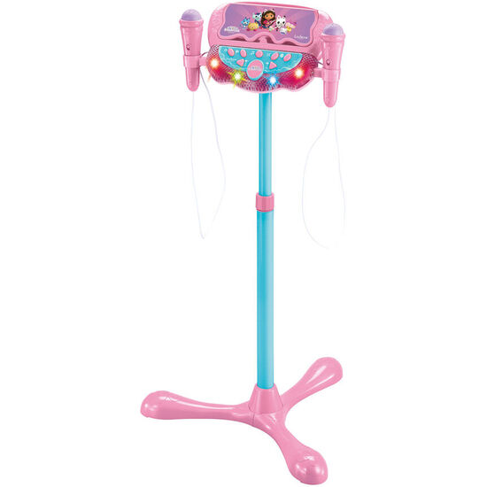 MICROFONO KARAOKE SOPORTE AJUSTABLE LA CASA DE MUÃ±ECAS DE GABBY image 0
