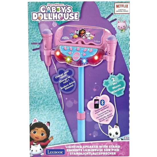 MICROFONO KARAOKE SOPORTE AJUSTABLE LA CASA DE MUÃ±ECAS DE GABBY image 3