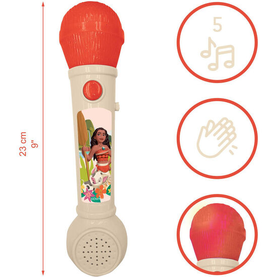 MICROFONO LUMINOSO VAIANA MOANA DISNEY image 3