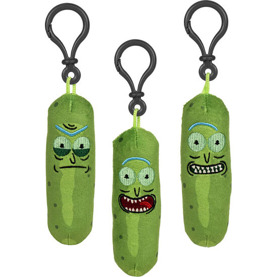 LLAVERO PELUCHE PICKLE RICK & MORTY 10CM SURTIDO image 0