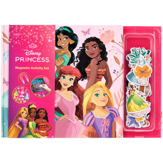 LIBRO MAGNETICO + STICKER PRINCESAS DISNEY image 0