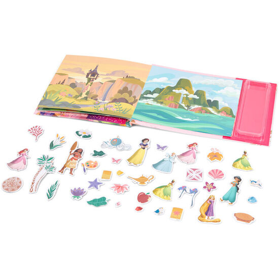 LIBRO MAGNETICO + STICKER PRINCESAS DISNEY image 1