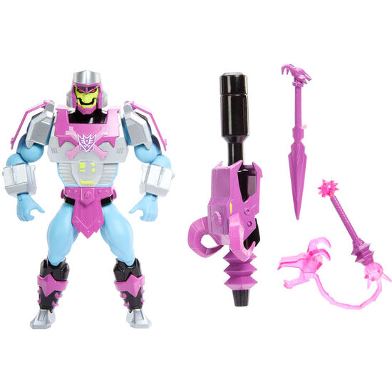 FIGURA ARMOR SKELETOR MEGATRON TRANSFORMERS MASTERS OF THE UNIVERSE 14CM image 0