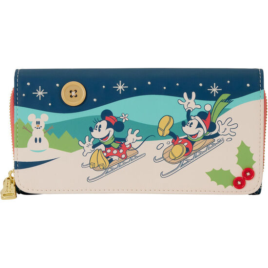 CARTERA MICKEY & MINNIE HOLIDAY DISNEY LOUNGEFLY image 0