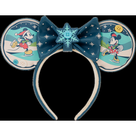 DIADEMAS OREJAS MICKEY & MINNIE HOLIDAY DISNEY LOUNGEFLY image 0