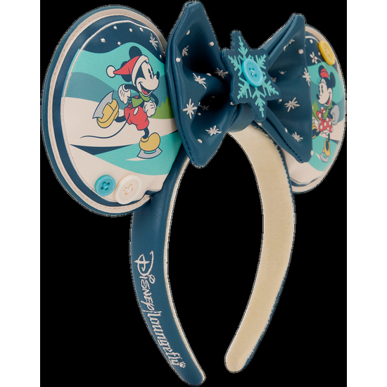 DIADEMAS OREJAS MICKEY & MINNIE HOLIDAY DISNEY LOUNGEFLY image 3
