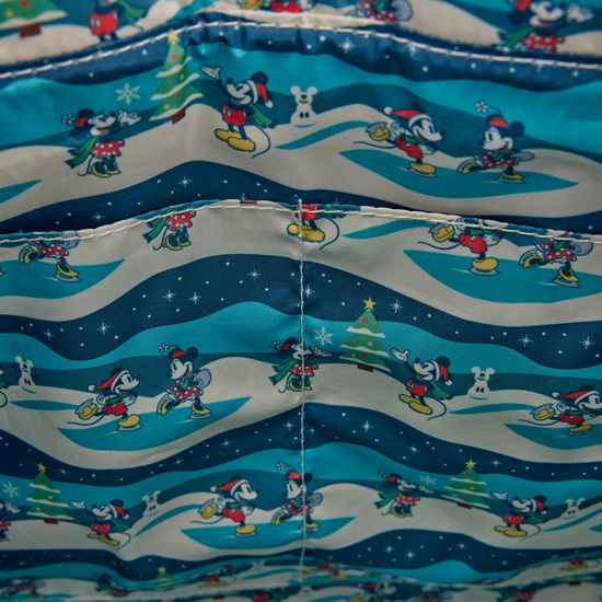 BOLSO MOCHILA MICKEY & MINNIE HOLIDAY DISNEY LOUNGEFLY image 3