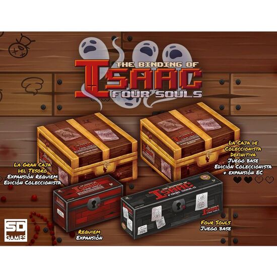 JUEGO MESA THE BINDING OF ISAAC FOUR SOULS ESPAÃ±OL image 3