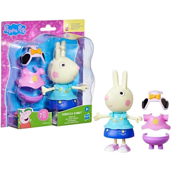 FIGURA REBECCA RABBIT PEPPA PIG 15CM image 0