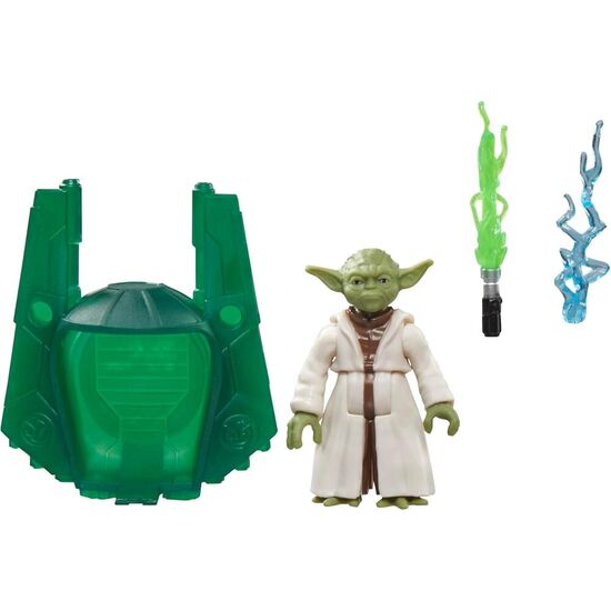 FIGURA MAESTRO YODA POWER THE FORCE STAR WARS 5CM image 1