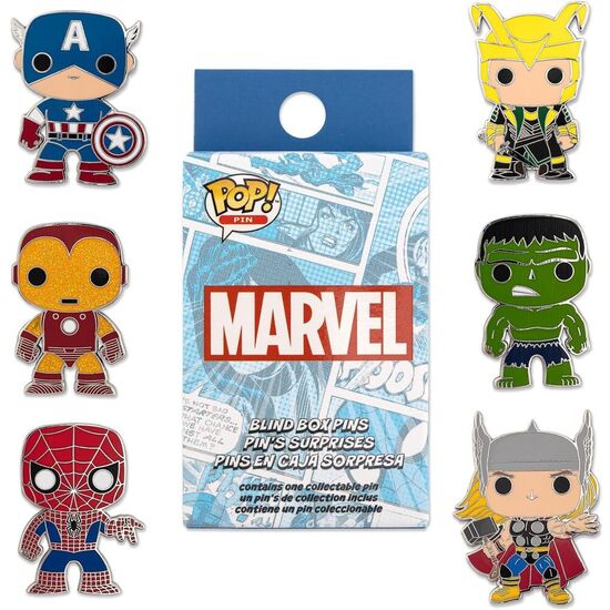 BLIND BOX MYSTERY ENAMEL PIN MARVEL LOUNGEFLY SURTIDO image 0