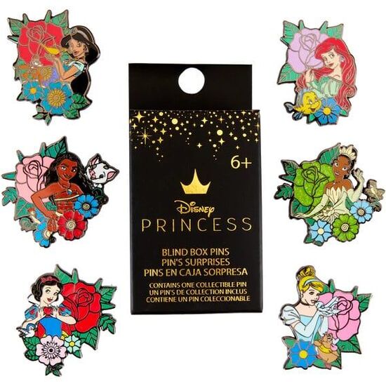 BLIND BOX MYSTERY ENAMEL PIN PRINCESAS DISNEY LOUNGEFLY SURTIDO image 0