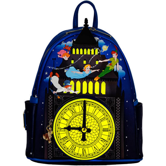 MOCHILA RELOJ PETER PAN DISNEY LOUNGEFLY 26CM image 1