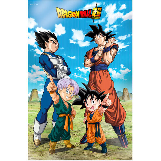 POSTER 3D BATALLA DE DIOSES DRAGON BALL SUPER image 1