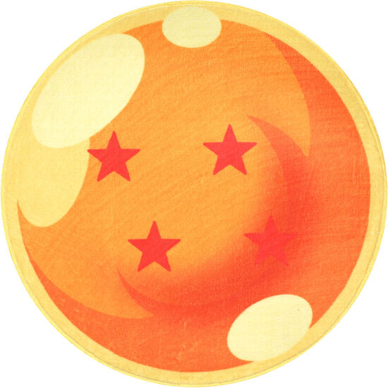 ALFOMBRA INTERIOR BOLA 4 ESTRELLAS DRAGON BALL image 0