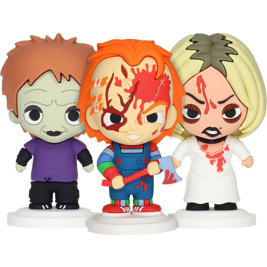 SET 3 FIGURAS POKIS CHUCKY 7CM image 0