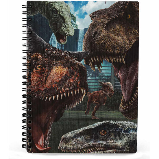 CUADERNO 3D SELFIE JURASSIC WORLD image 0