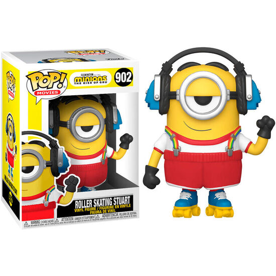 FIGURA POP MINIONS 2 ROLLER SKATING STUART image 0