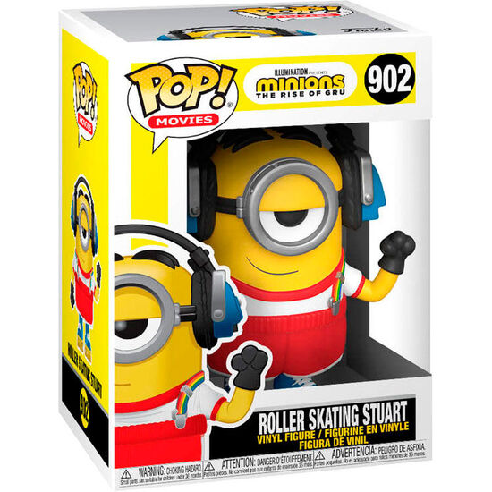 FIGURA POP MINIONS 2 ROLLER SKATING STUART image 1