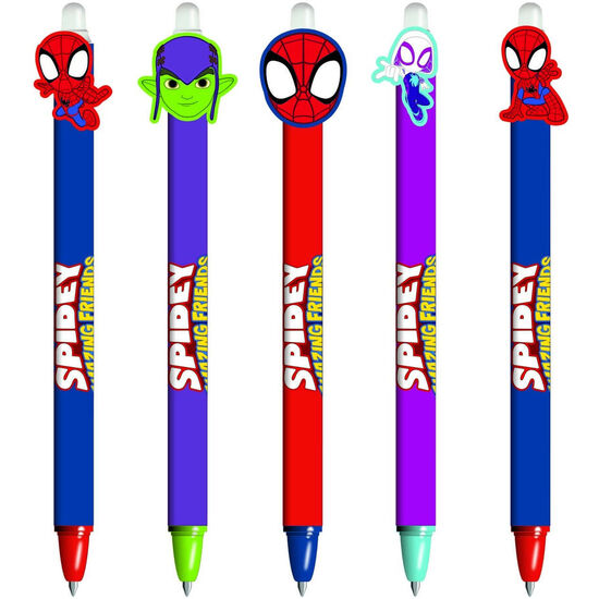 BOLIGRAFO BORRABLE SPIDEY AND HIS AMAZING FRIENDS MARVEL SURTIDO image 1