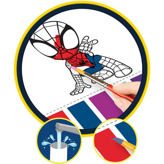 ESTACION DIBUJO ROLL & GO SPIDEY MARVEL image 1