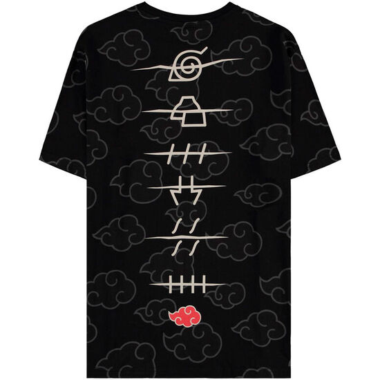 CAMISETA AKATSUKI ALL OVER NARUTO SHIPPUDEN image 1