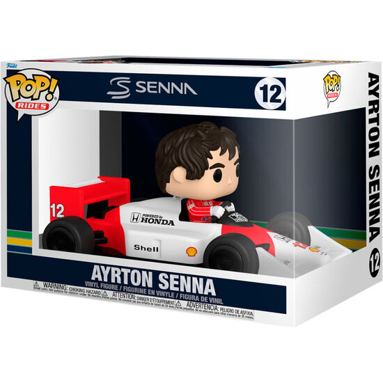 FIGURA POP RIDES SUPER DELUXE FORMULA 1 MCLAREN AYRTON SENNA image 1