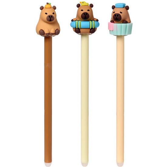 BOLIGRAFO BORRABLE TOPPER CAPIBARA SURTIDO image 1