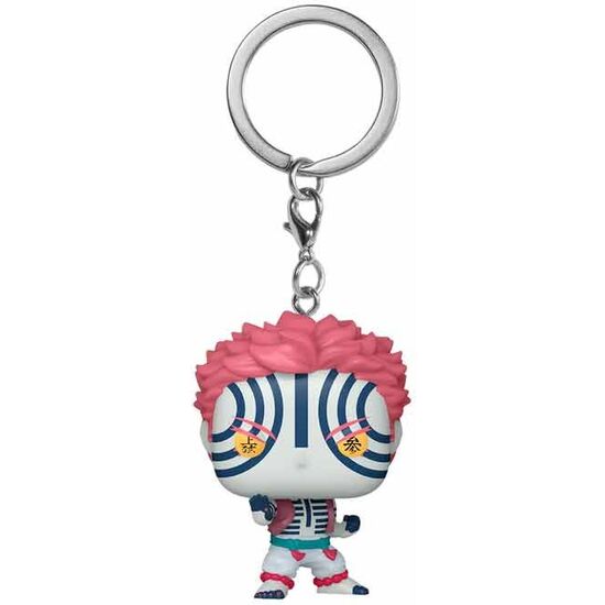 LLAVERO POCKET POP KEYCHAIN DEMON SLAYER KIMETSU NO YAIBA AKAZA image 0