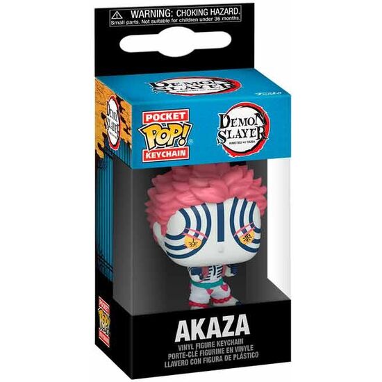 LLAVERO POCKET POP KEYCHAIN DEMON SLAYER KIMETSU NO YAIBA AKAZA image 1