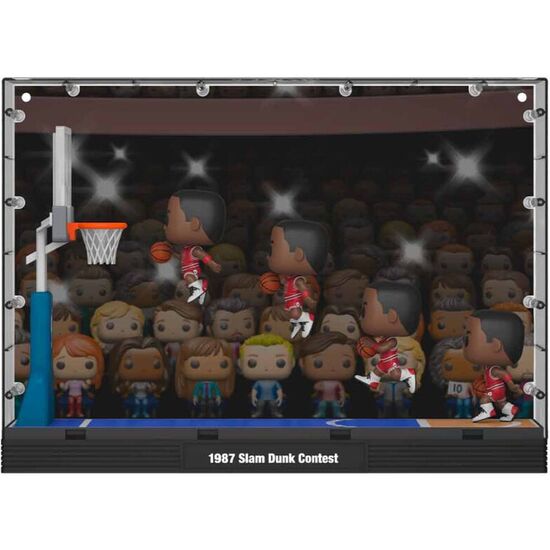 FIGURA POP MOMENTS DELUXE CHICAGO BULLS MICHAEL JORDAN 1987 DUNK CONTEST image 1
