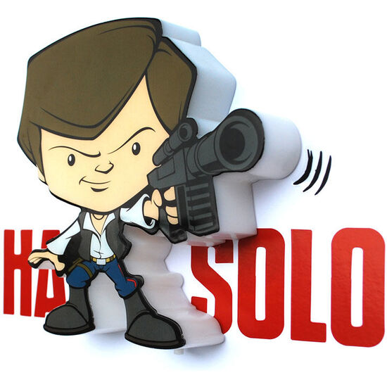 LAMPARA 3D LIGHT FX MINI HANS SOLO STAR WARS image 2