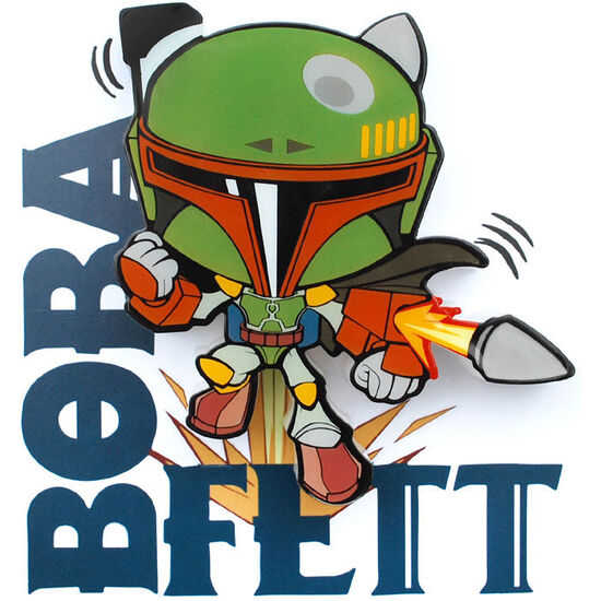 LAMPARA 3D LIGHT FX MINI BOBA FETT STAR WARS image 3