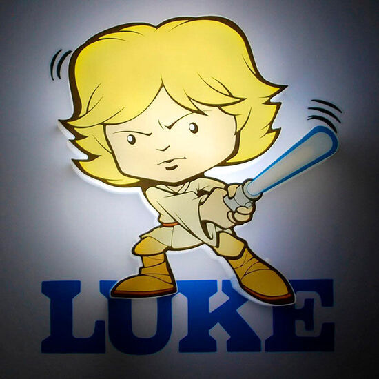 LAMPARA 3D LIGHT FX MINI LUKE SKYWALKER STAR WARS image 1