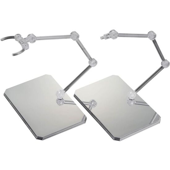 BASE EXHIBICION ACTION BASE 6 TRANSPARENTE CON PEGATINAS ESPEJO image 0