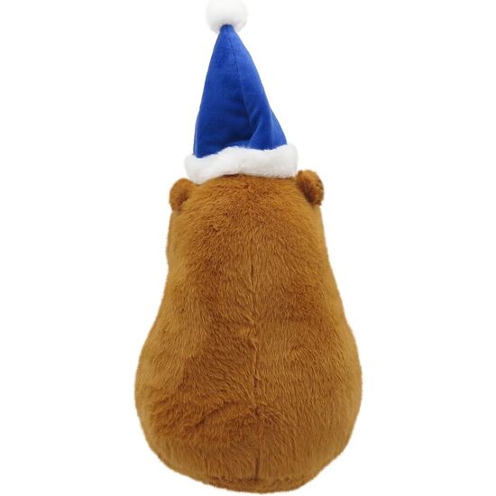 PELUCHE CAPIBARA GORRO DE PAPA NOEL REAL MADRID 35CM image 2