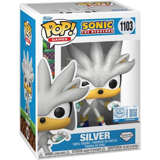FIGURA POP SONIC THE HEDGEHOG SILVER EXCLUSIVE image 1