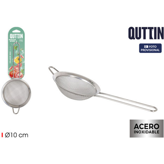 COLADOR ACERO INOX 10CM QUTTIN image 0