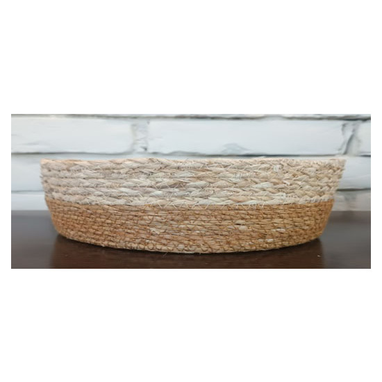 CESTA SEAGRASS OVAL.BICOLOR 28X15X7 PRIVILEGE image 0