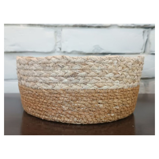 CESTA SEAGRASS REDON.BICOLOR 15X7CM PRIVILEGE image 0