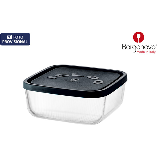 FIAMBRERA CUADR. 22CM C/TAPA IGLOO LINES image 0