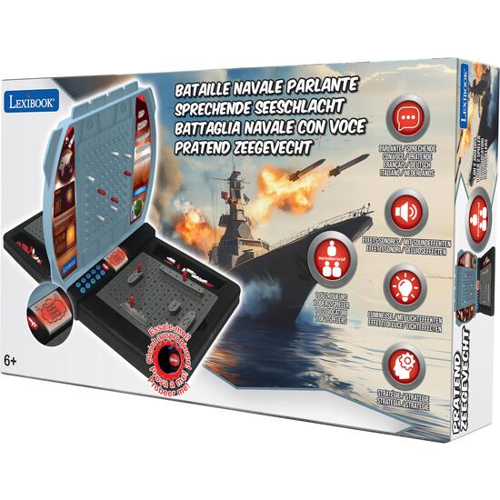 BATALLA NAVAL ELECTRÓNICA PARLANTE CON LUCES - 1 A 2 JUGADORES (FR/DE/IT/NL) image 9