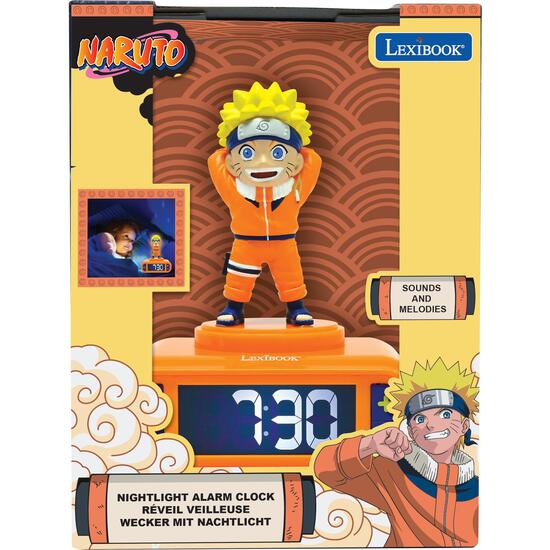 NARUTO LUZ NOCTURNA RELOJ DESPERTADOR CON SONIDOS image 6