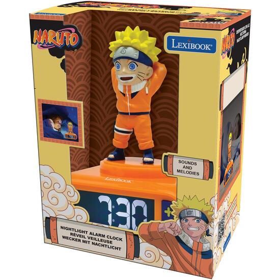 NARUTO LUZ NOCTURNA RELOJ DESPERTADOR CON SONIDOS image 9
