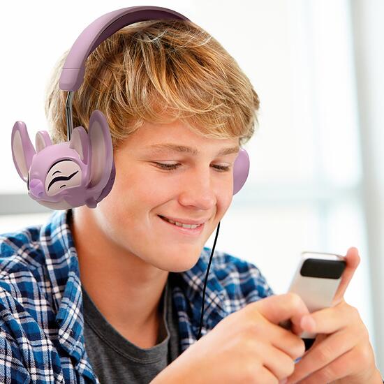 ANGEL DE DISNEY STITCH AURICULARES PLEGABLES CON CABLE Y LIMITACIÓN SEGURA DEL VOLUMEN image 7