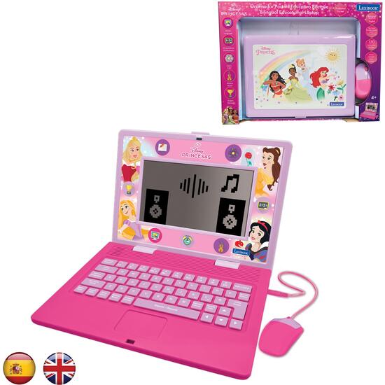 DISNEY PRINCESS PORTÁTIL EDUCATIVO BILINGÜE CON 170 ACTIVIDADES (85 EN CADA IDIOMA) PANTALLA DE 6,7" ES/ES image 0