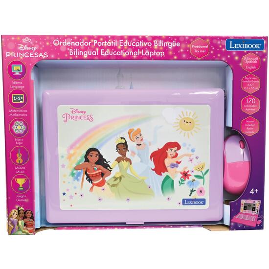 DISNEY PRINCESS PORTÁTIL EDUCATIVO BILINGÜE CON 170 ACTIVIDADES (85 EN CADA IDIOMA) PANTALLA DE 6,7" ES/ES image 6